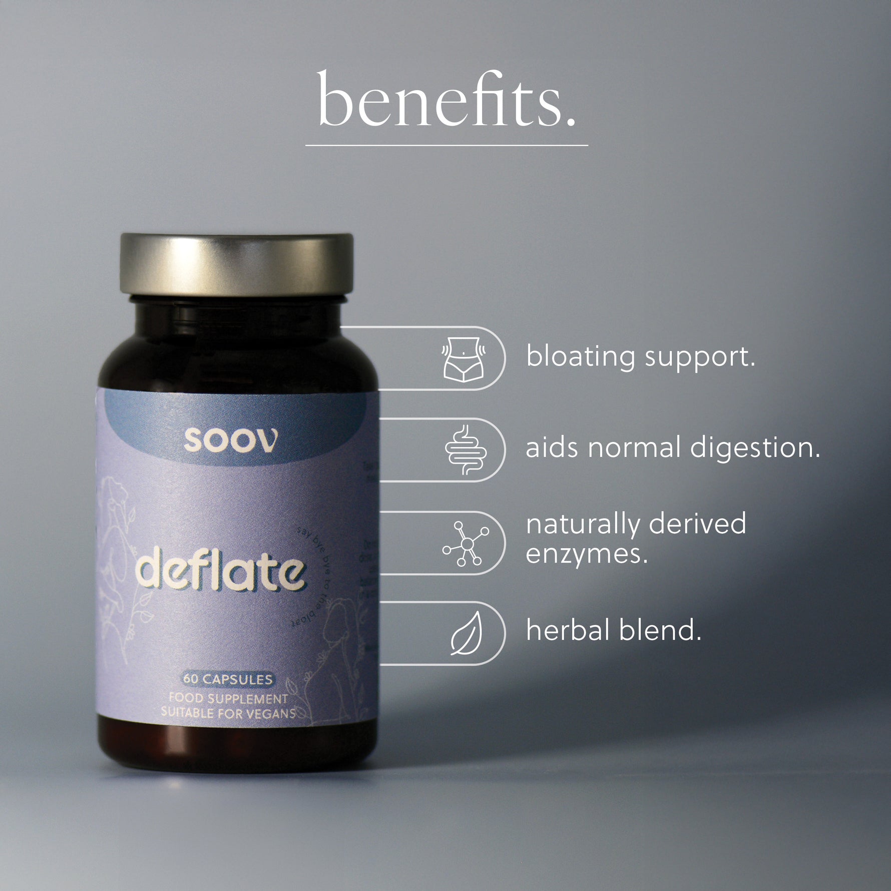 Deflate - 60 Vegan Capsules