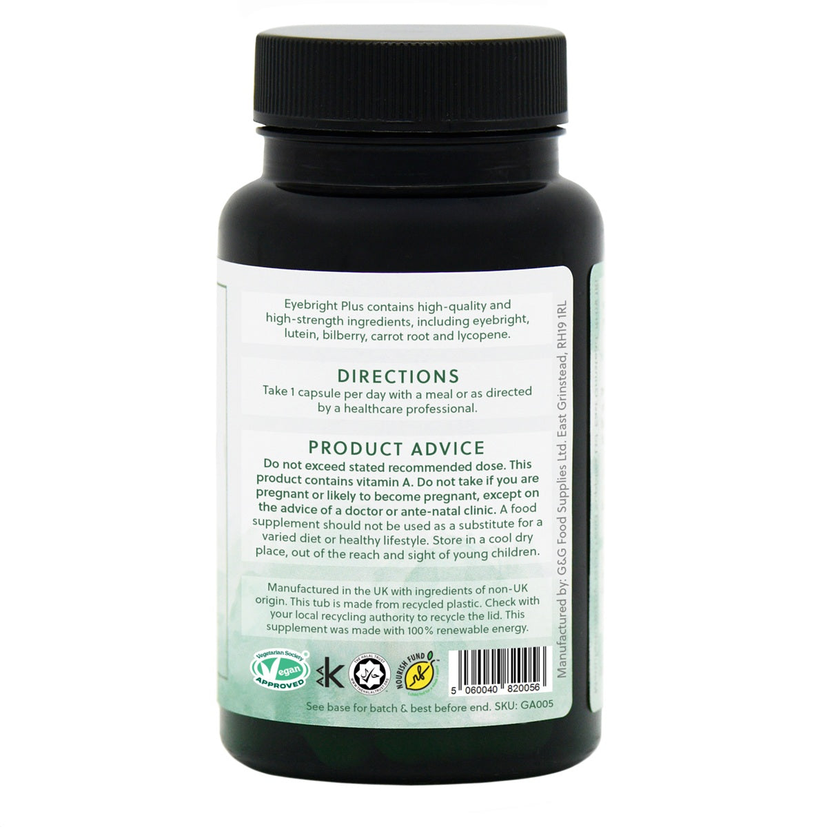 Eyebright Plus - 60 Vegan Capsules