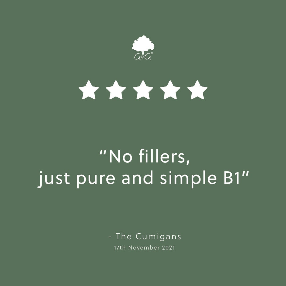 Vitamin B1 Thiamine HCl 100mg - 90 Vegan Capsules
