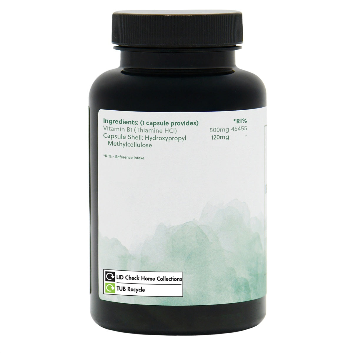 Vitamin B1 Thiamine HCl 500mg - 90 Vegan Capsules
