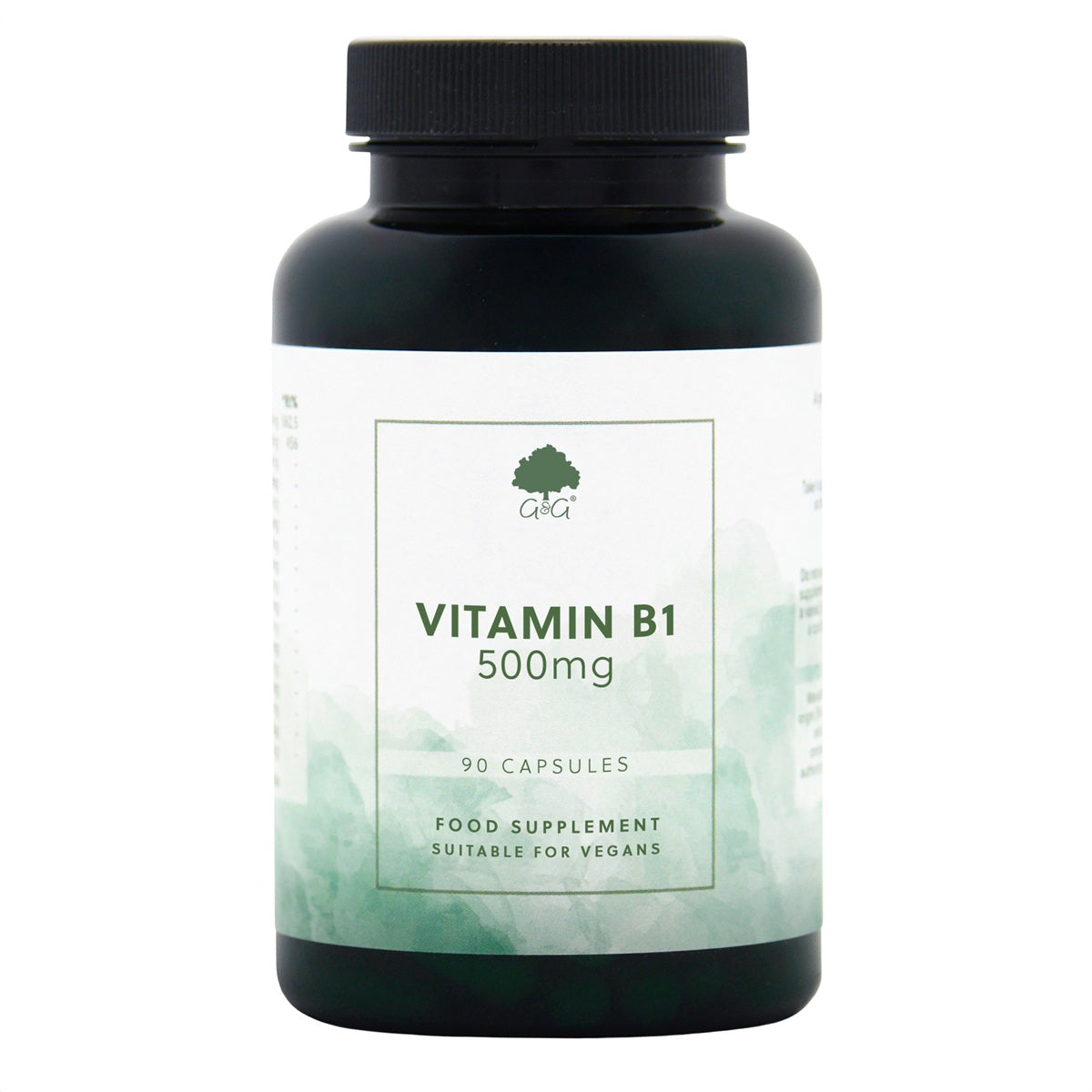 Vitamin B1 Thiamine HCl 500mg - 90 Vegan Capsules