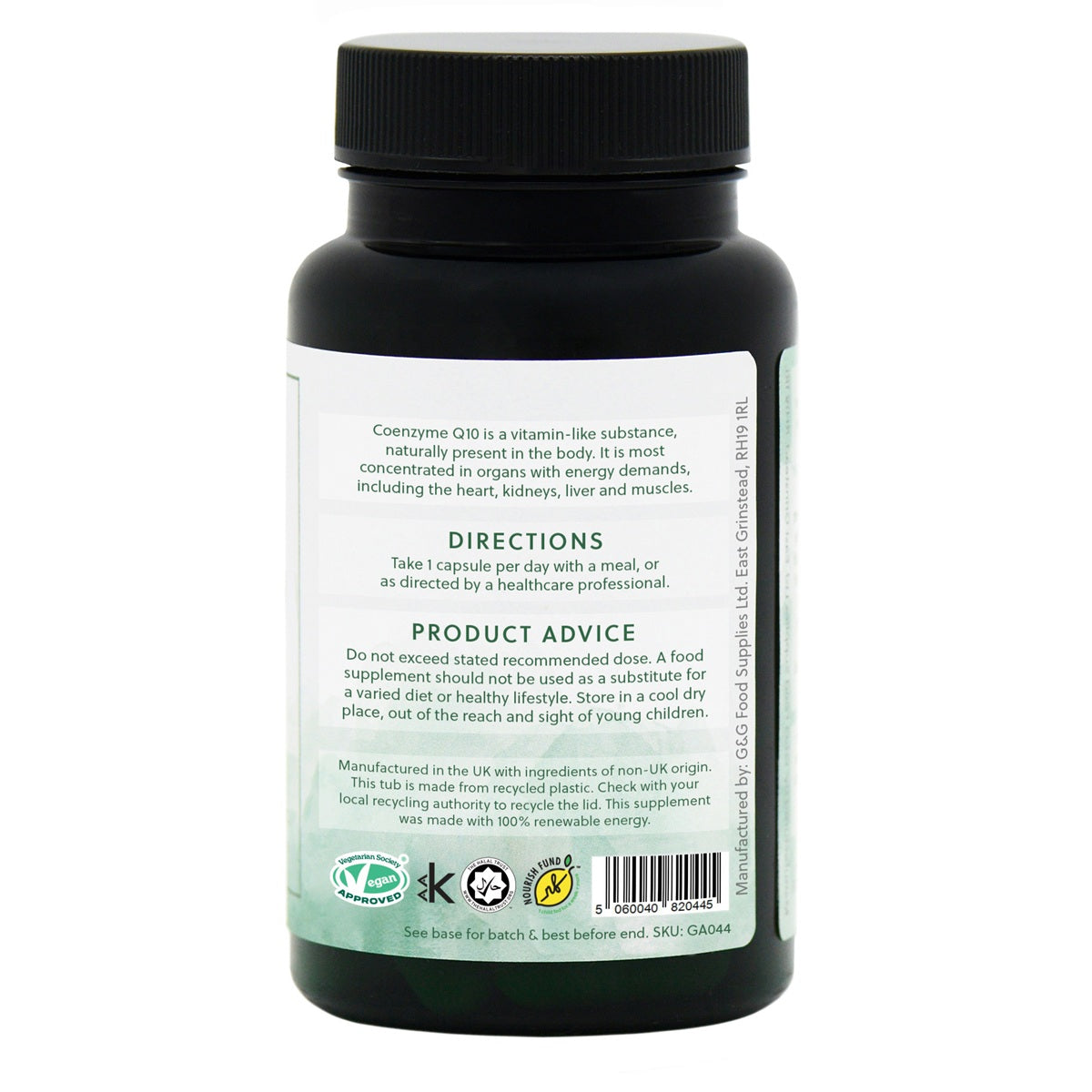 CoQ10 100mg - 60 Vegan Capsules