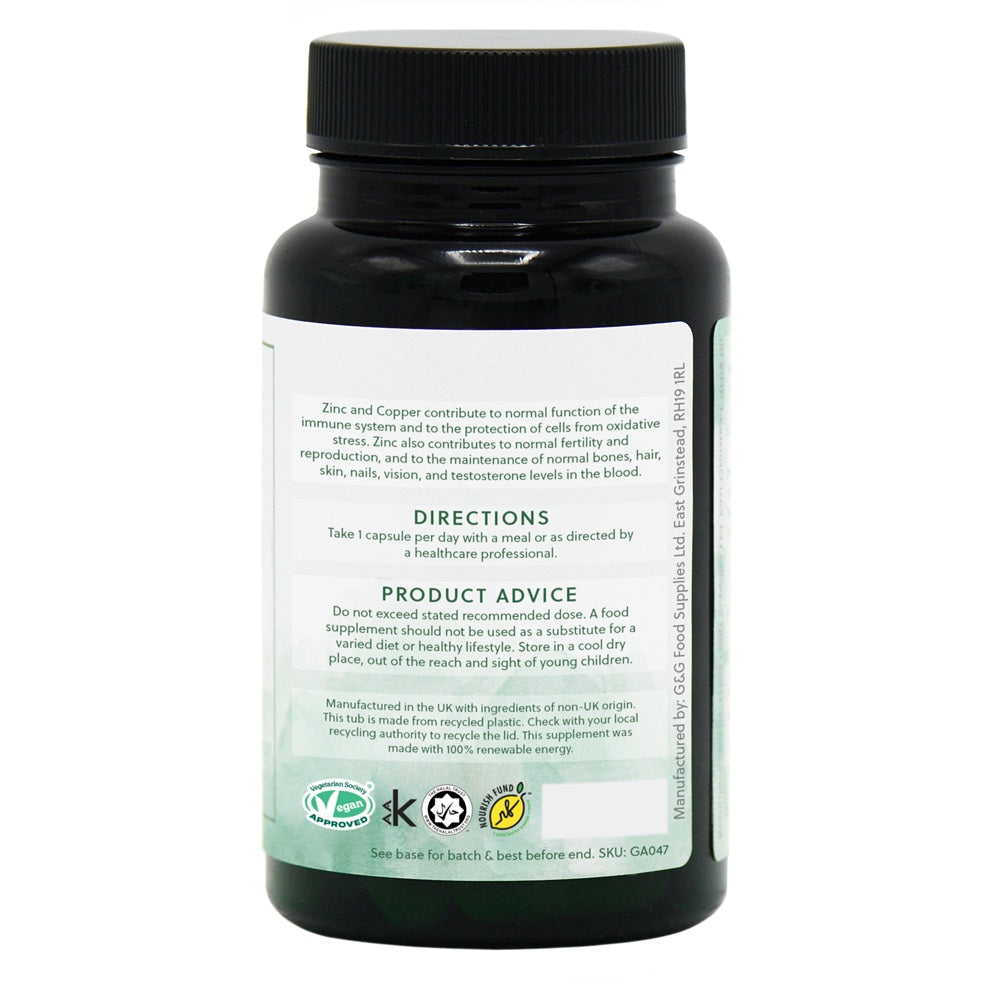 Zinc & Copper - 60 Vegan Capsules