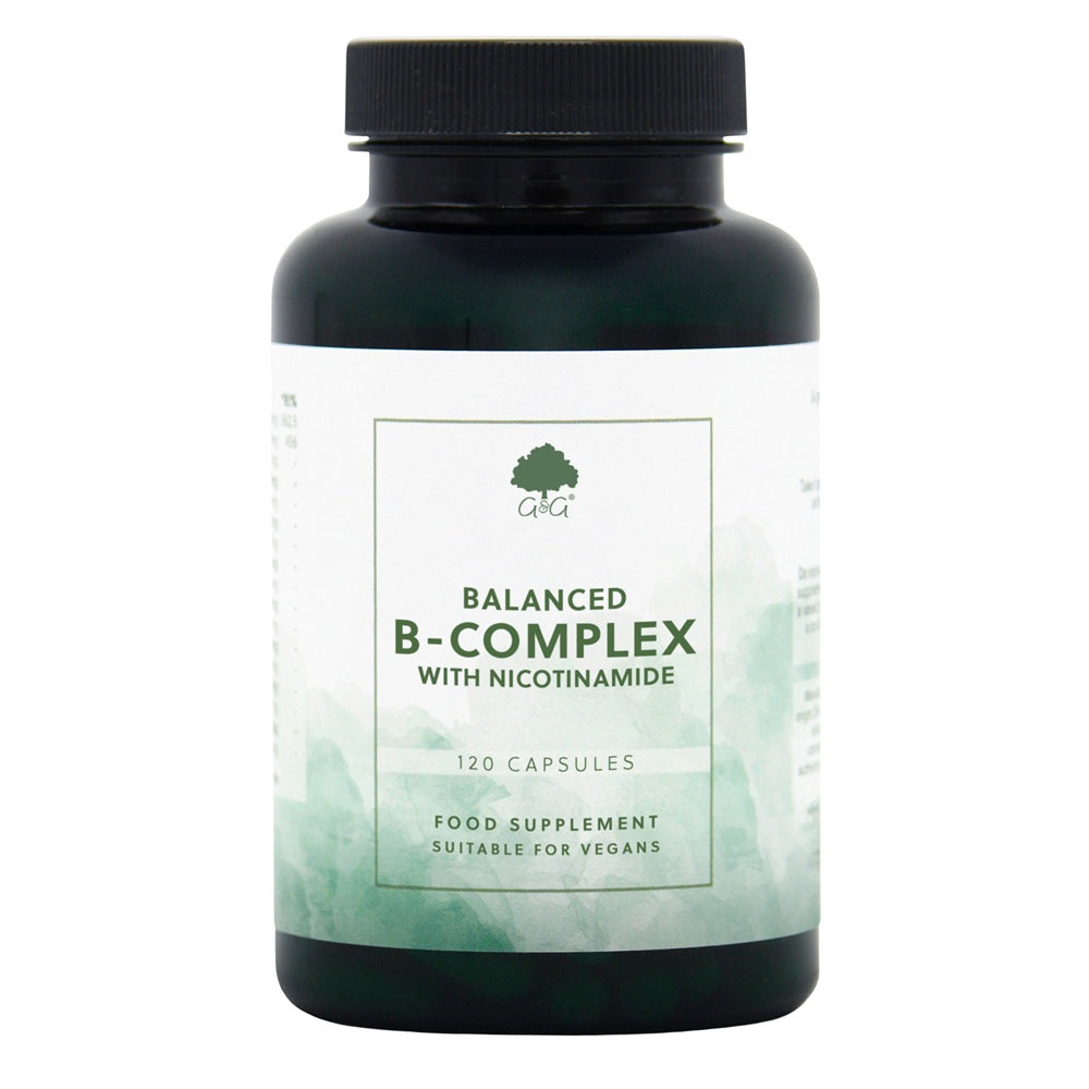 Vitamin B Complex with Nicotinamide - 120 Vegan Capsules