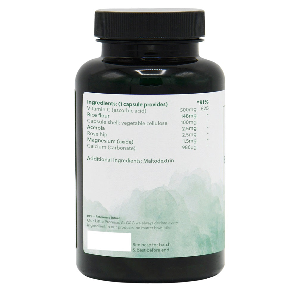 Vitamin C 500mg - 120 Vegan Capsules