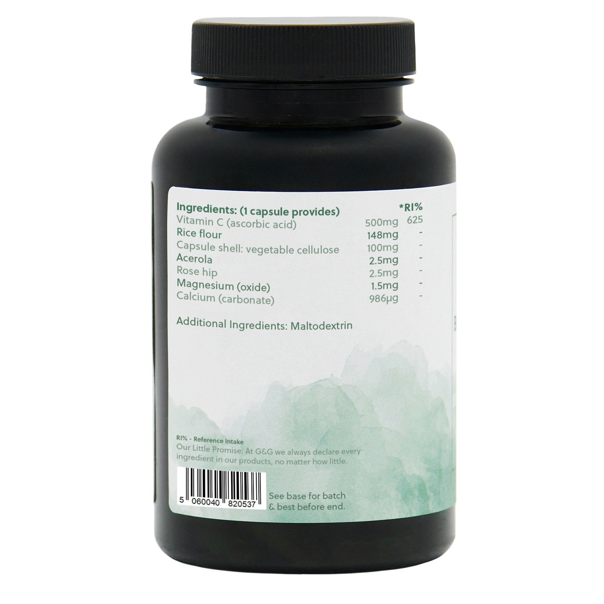 Vitamin C 500mg - 120 Vegan Capsules