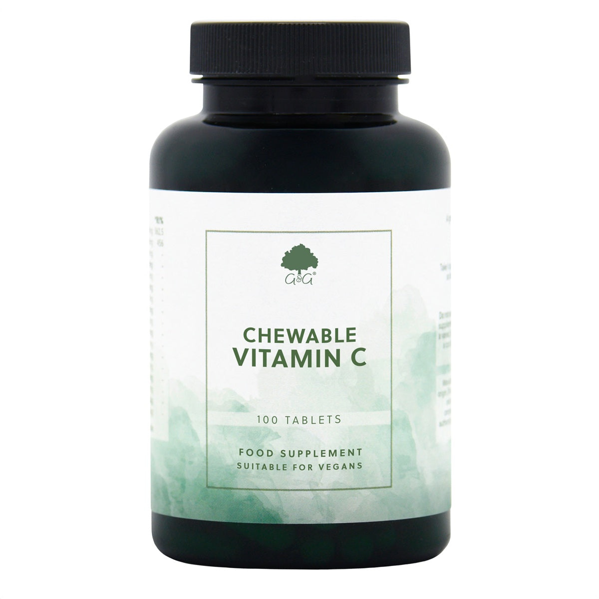Chewable Vitamin C Tablets - 100 Vegan Tablets