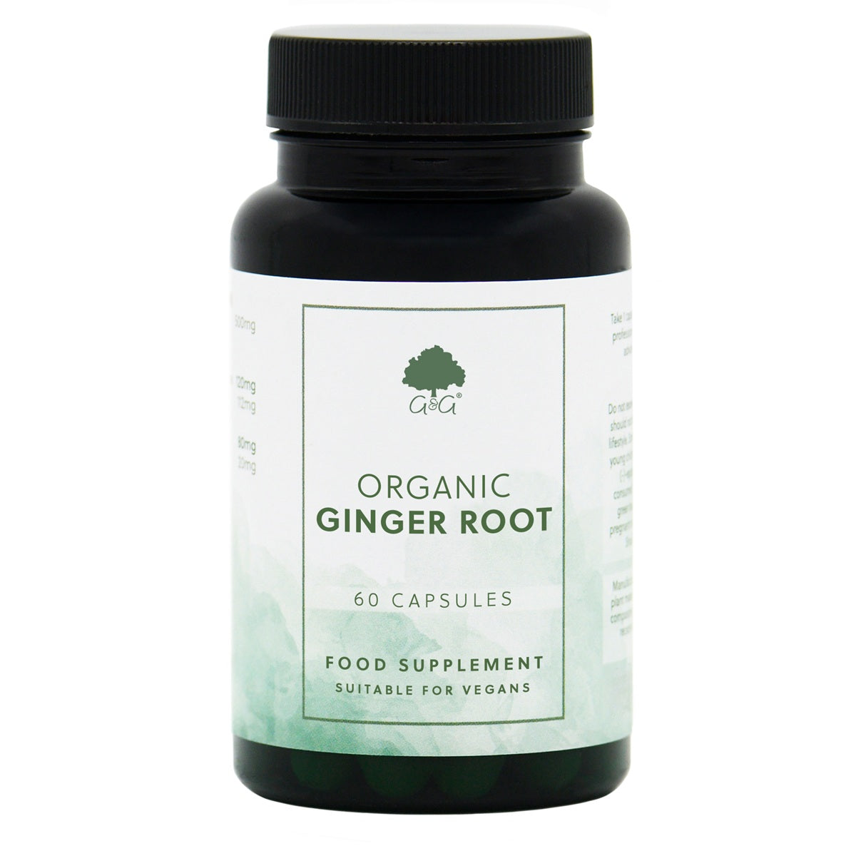 Organic Ginger Root - 60 Vegan Capsules