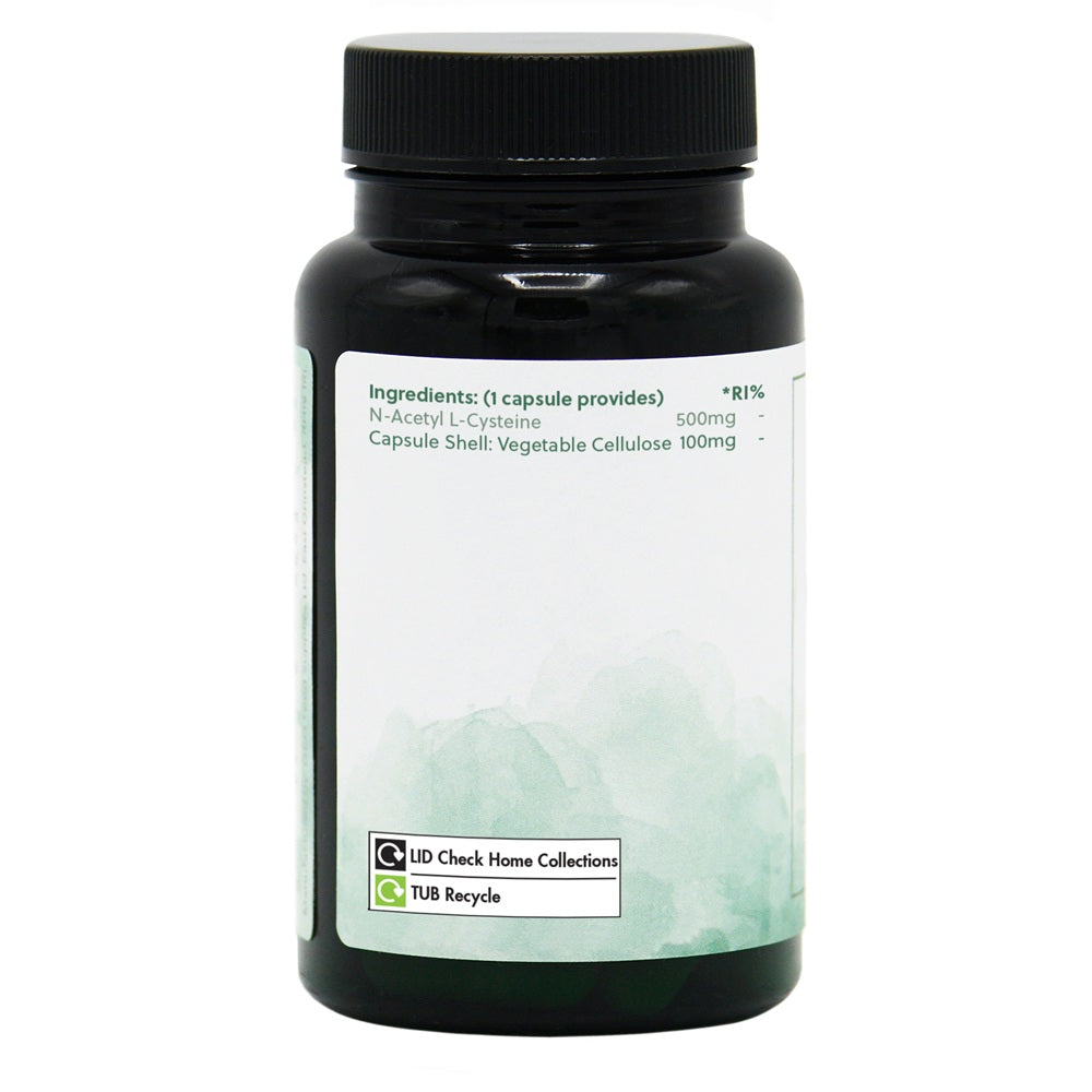 N-Acetyl-L-Cysteine (NAC) 500mg - 30 Vegan Capsules