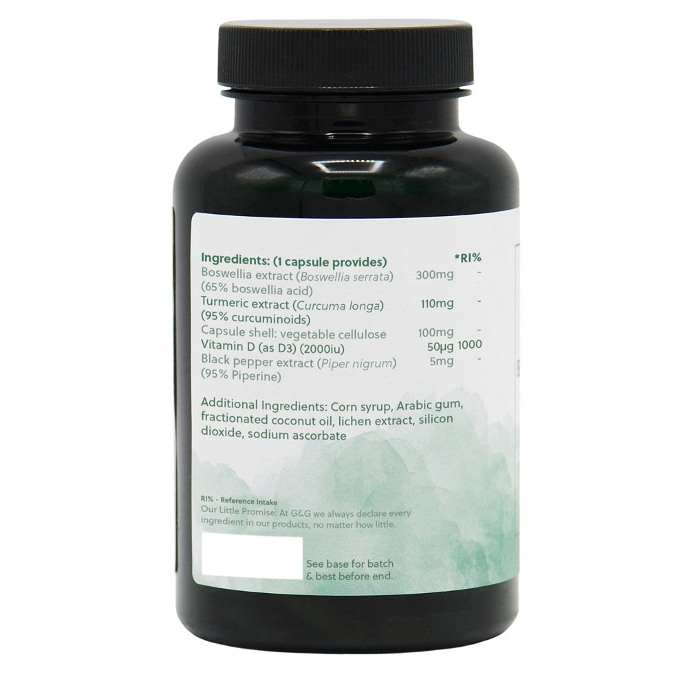 Boswellia & Turmeric - 90 Vegan Capsules
