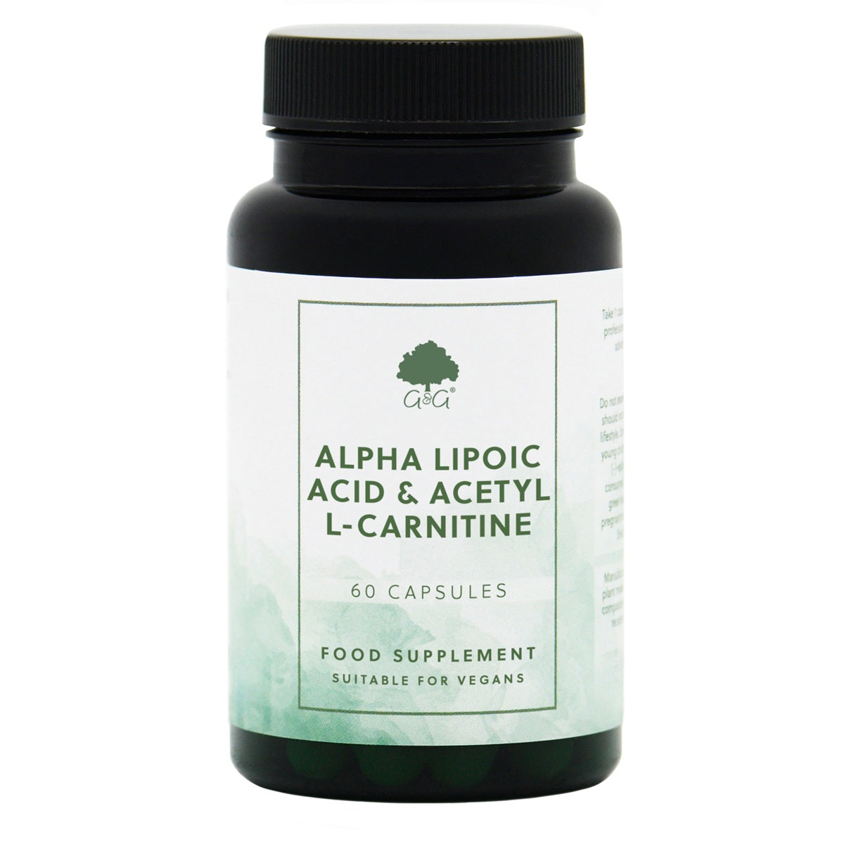 Alpha Lipoic Acid & Acetyl L-Carnitine  - 60 Vegan Capsules