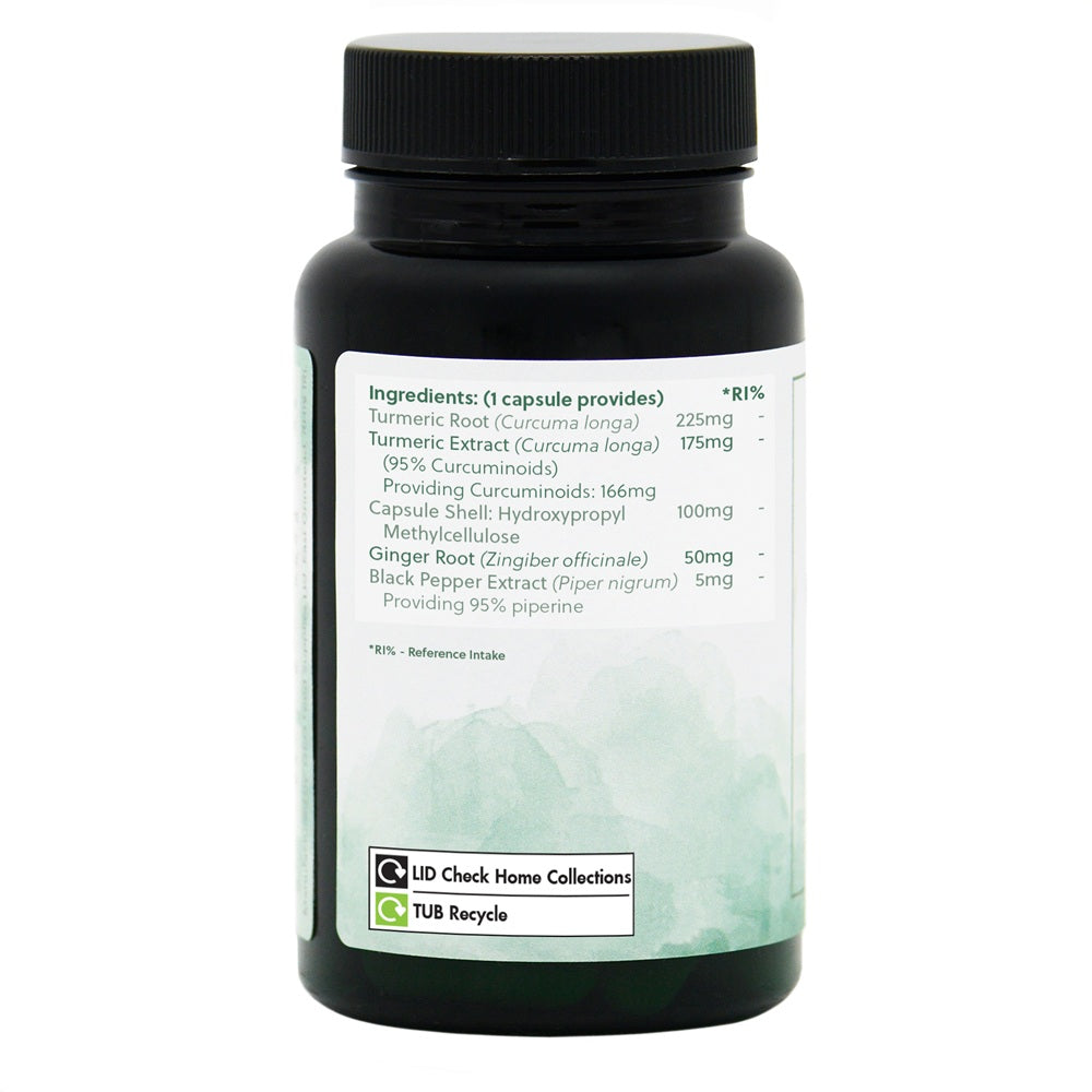 Turmeric & Curcumin - 60  Vegan Capsules