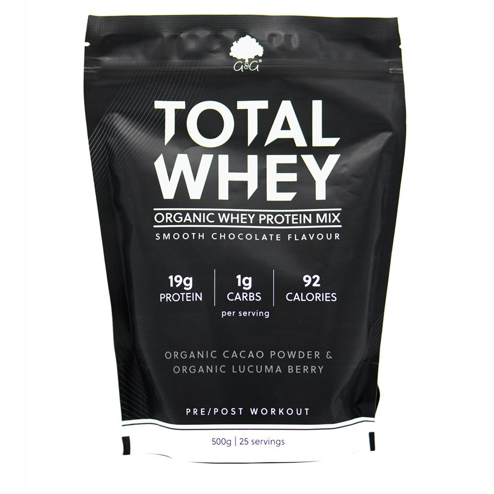TOTAL WHEY - Chocolate flavor protein powder by G&G