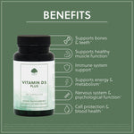 Vitamin D3 Plus (with K2) - 60 Capsules