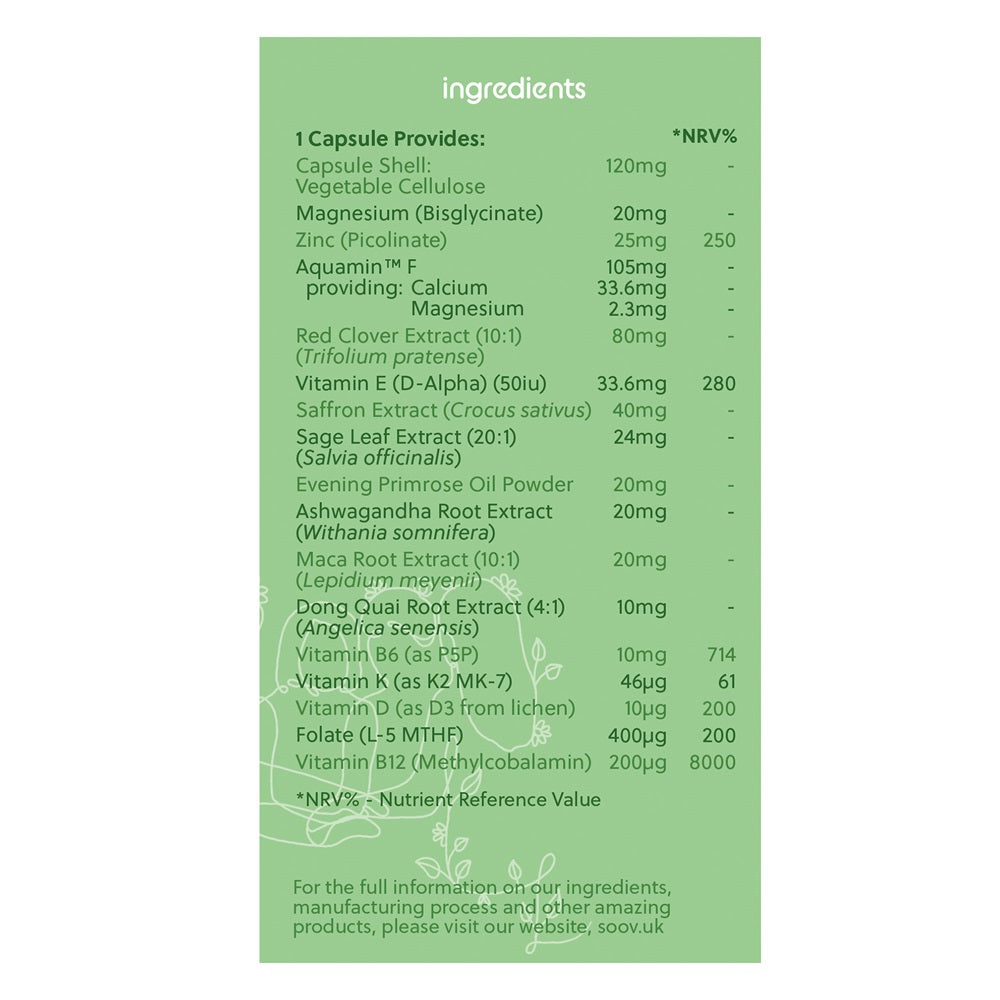 Meno - Menopause Multivitamin - 60 Vegan Capsules