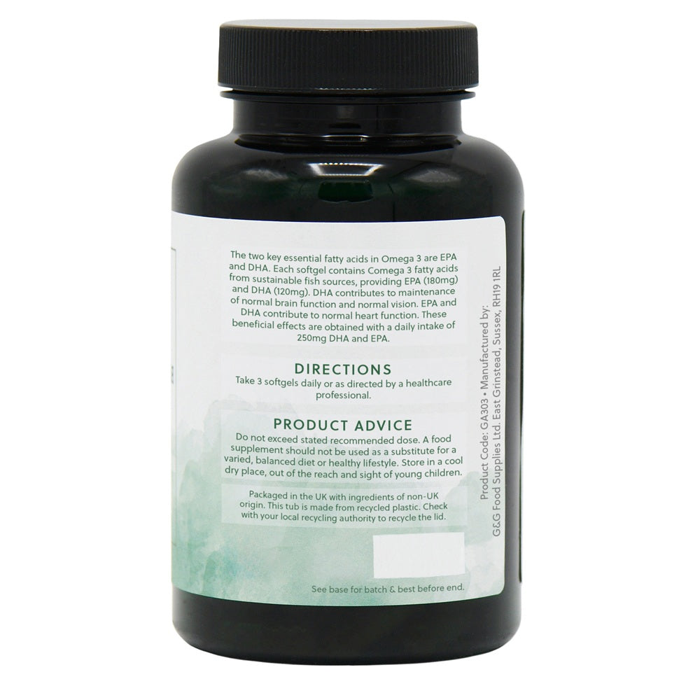 Omega 3 Fish Oil 3000mg - 90 Softgels