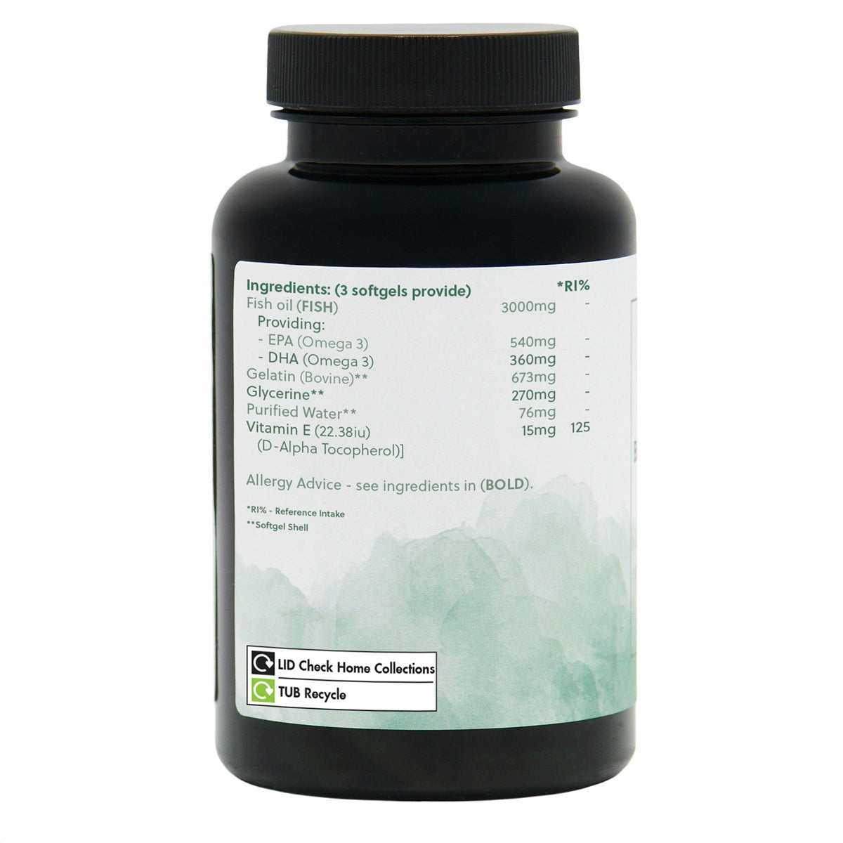 Omega 3 Fish Oil 3000mg - 90 Softgels