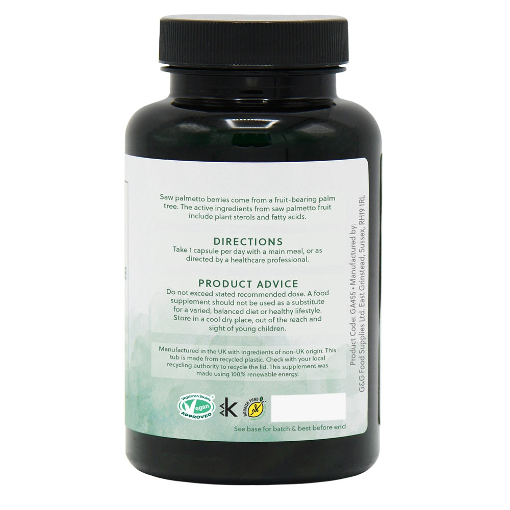Saw Palmetto & Zinc - 120 Vegan Capsules