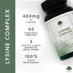 L-Lysine Complex - 60 Vegan Capsules