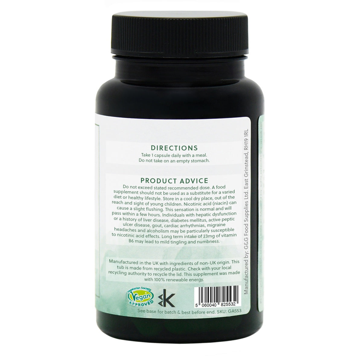 BioActive B's - B Vitamin Complex - 60 Vegan Capsules