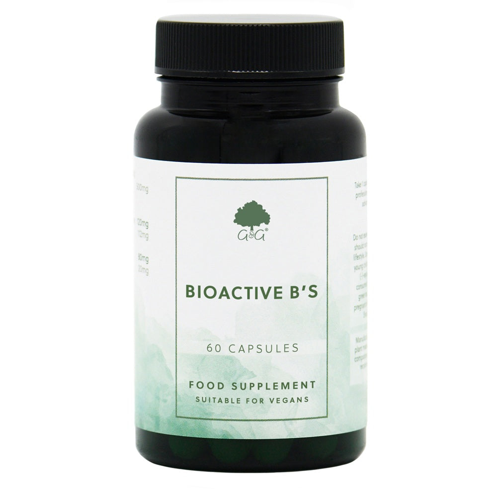 BioActive B's - B Vitamin Complex - 60 Vegan Capsules