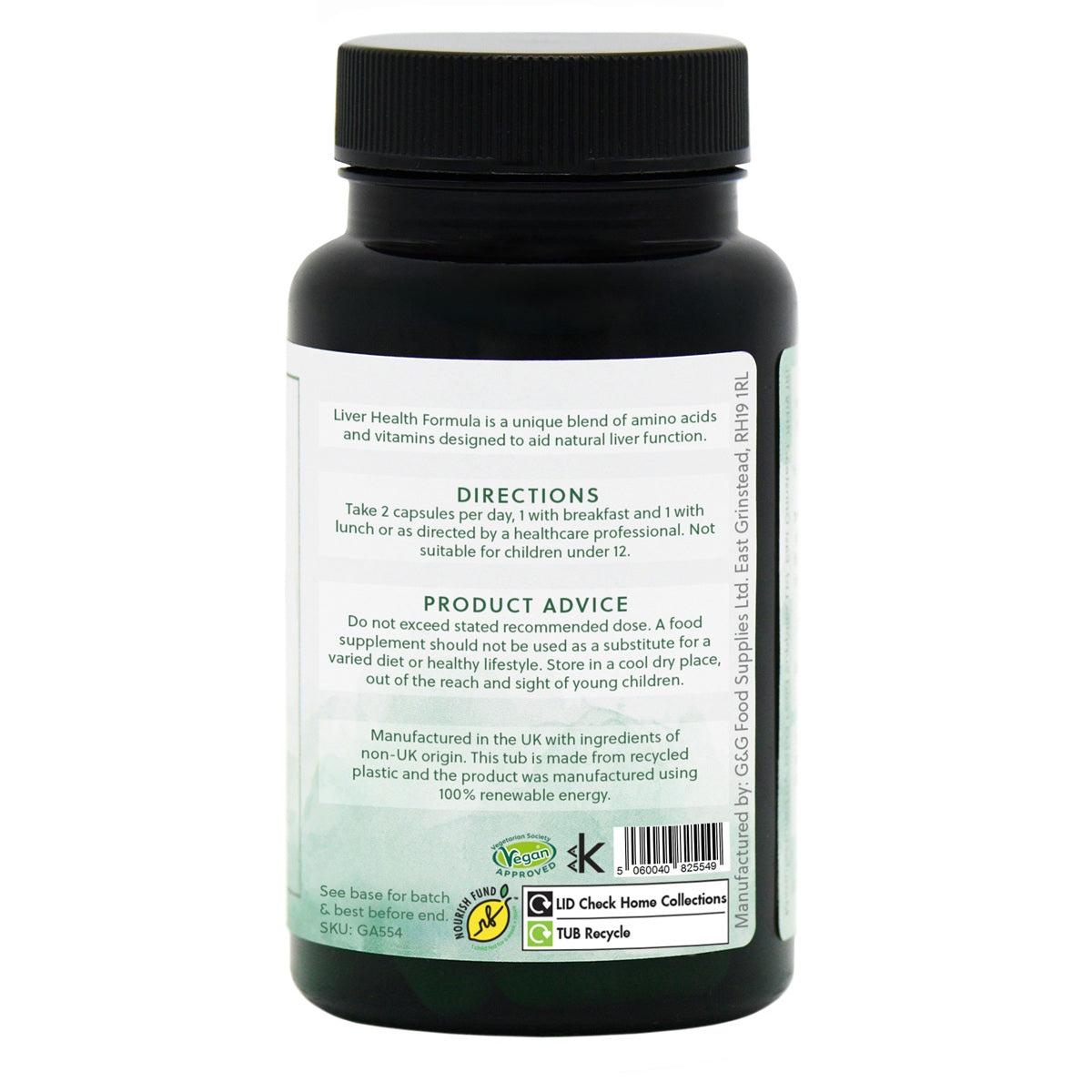 Liver Health Formula - 60 Vegan Capsules