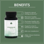 Vitamin B2 Riboflavin 50mg - 120 Vegan Capsules