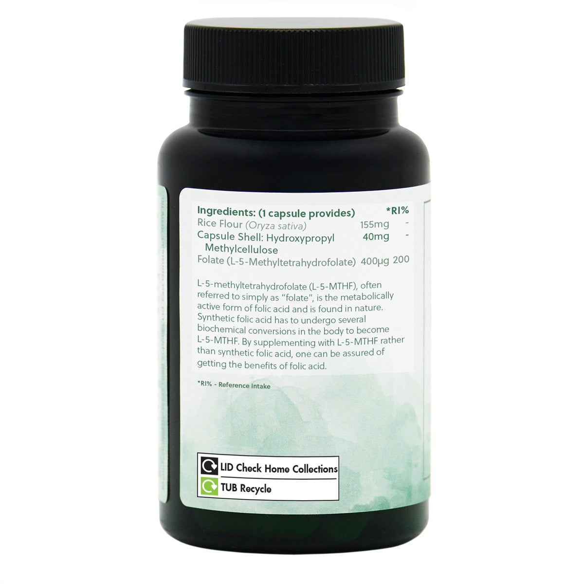 Folic Acid (Folate) - 120 Vegan Capsules
