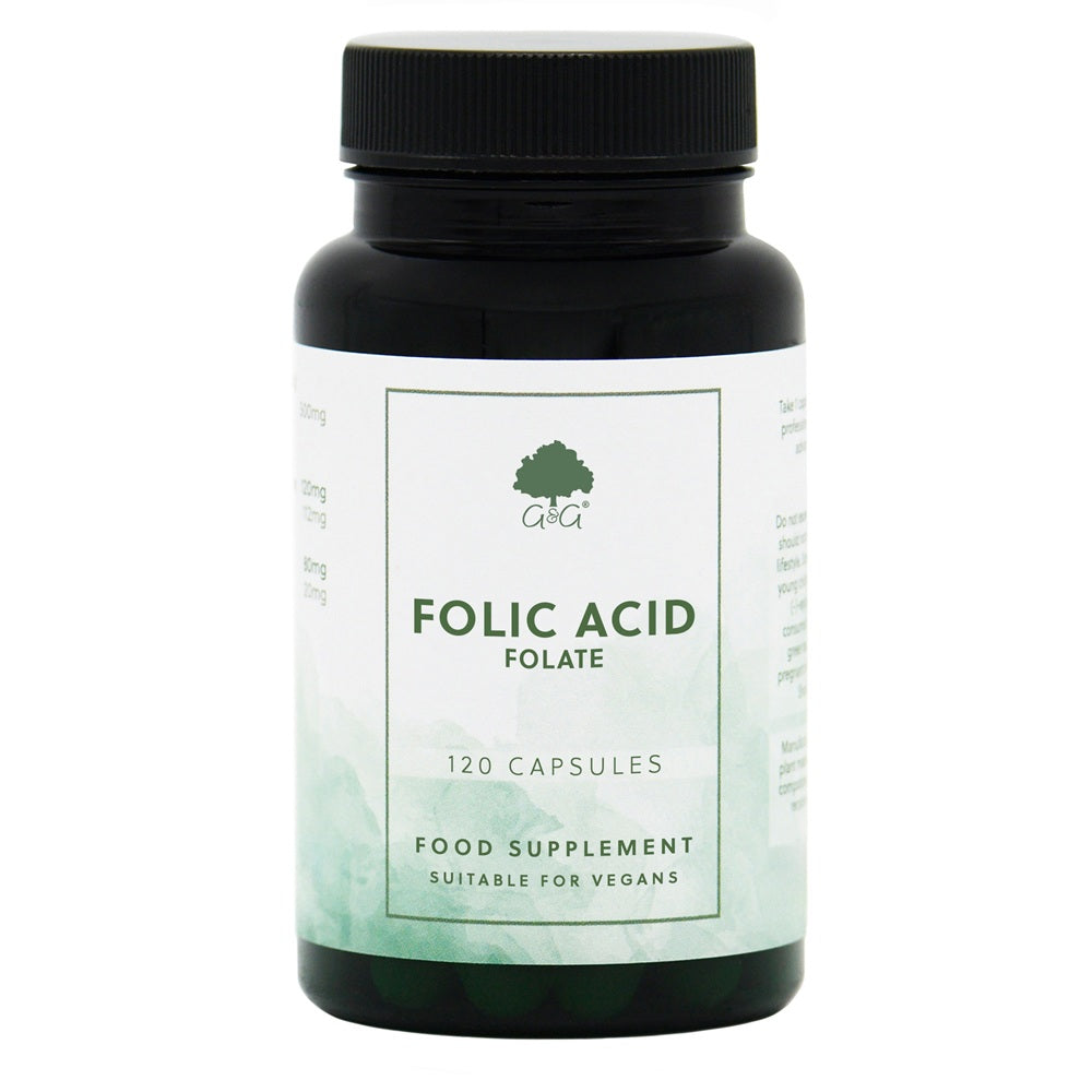 Folic Acid (Folate) - 120 Vegan Capsules
