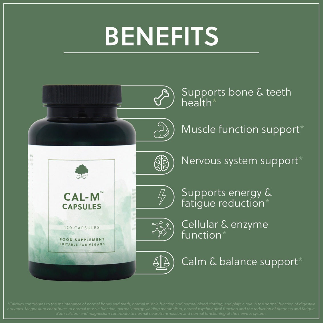 Cal-M - 120 Vegan Capsules