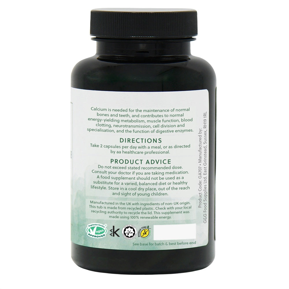 Calcium Citrate 200mg - 120 Vegan Capsules