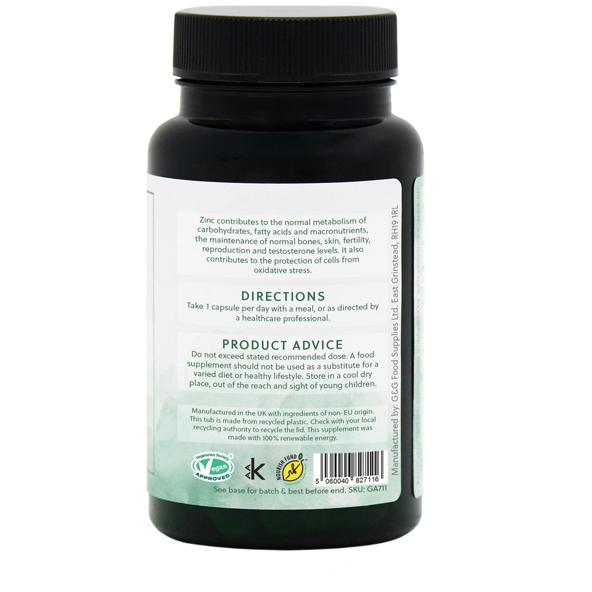 Zinc Picolinate 22mg - 120 Vegan Capsules