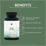 MSM with Vitamin C - 120 Vegan Capsules
