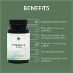 Vitamin A & D3 - 120 Vegan Capsules