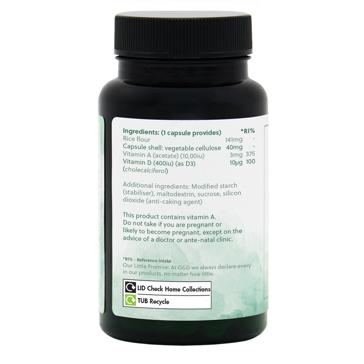 Vitamin A & D3 - 120 Vegan Capsules