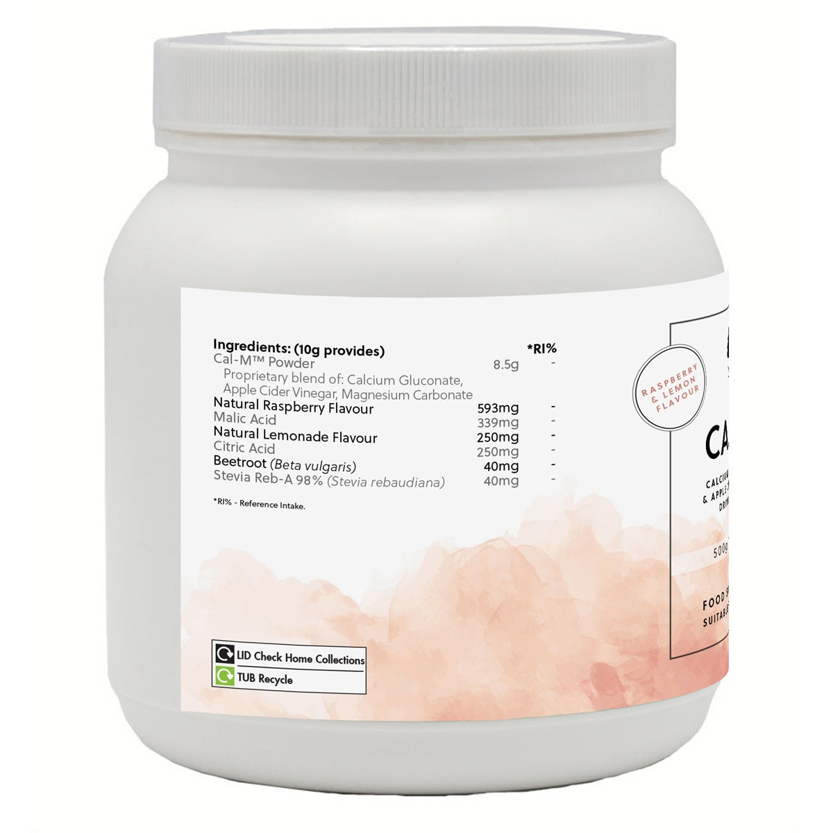 Cal-M - Raspberry & Lemon - 500g Powder