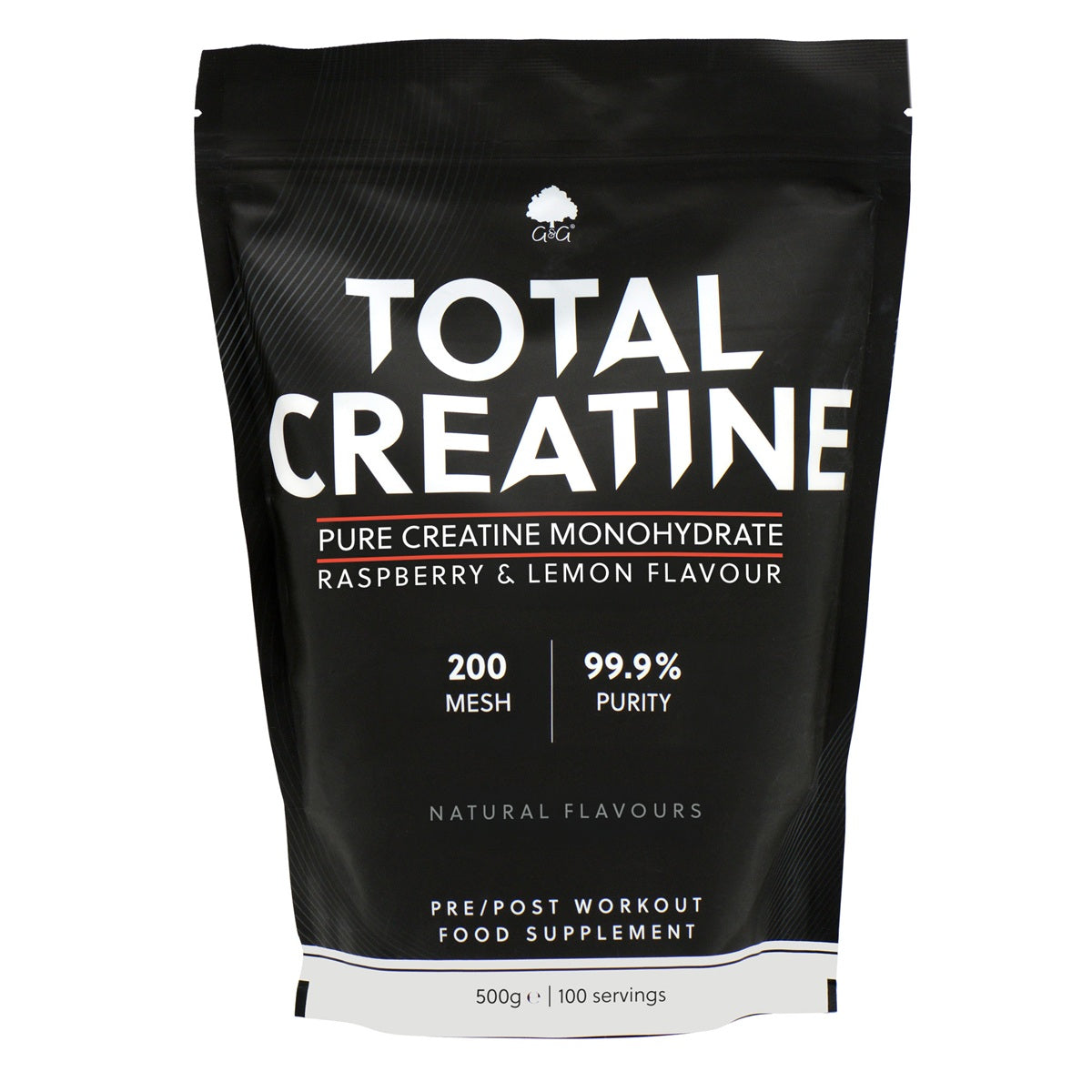 Total Creatine - Raspberry & Lemon - 500g Powder