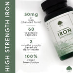 High Strength Iron - 60 Vegan Capsules