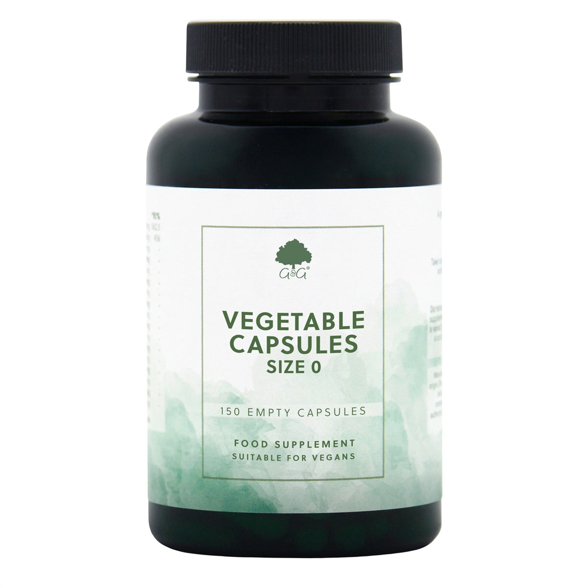 Empty Vegetable Capsules (Size 0) - 150 Capsules