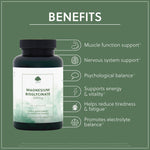Magnesium Bisglycinate 200mg - 90 Vegan Capsules