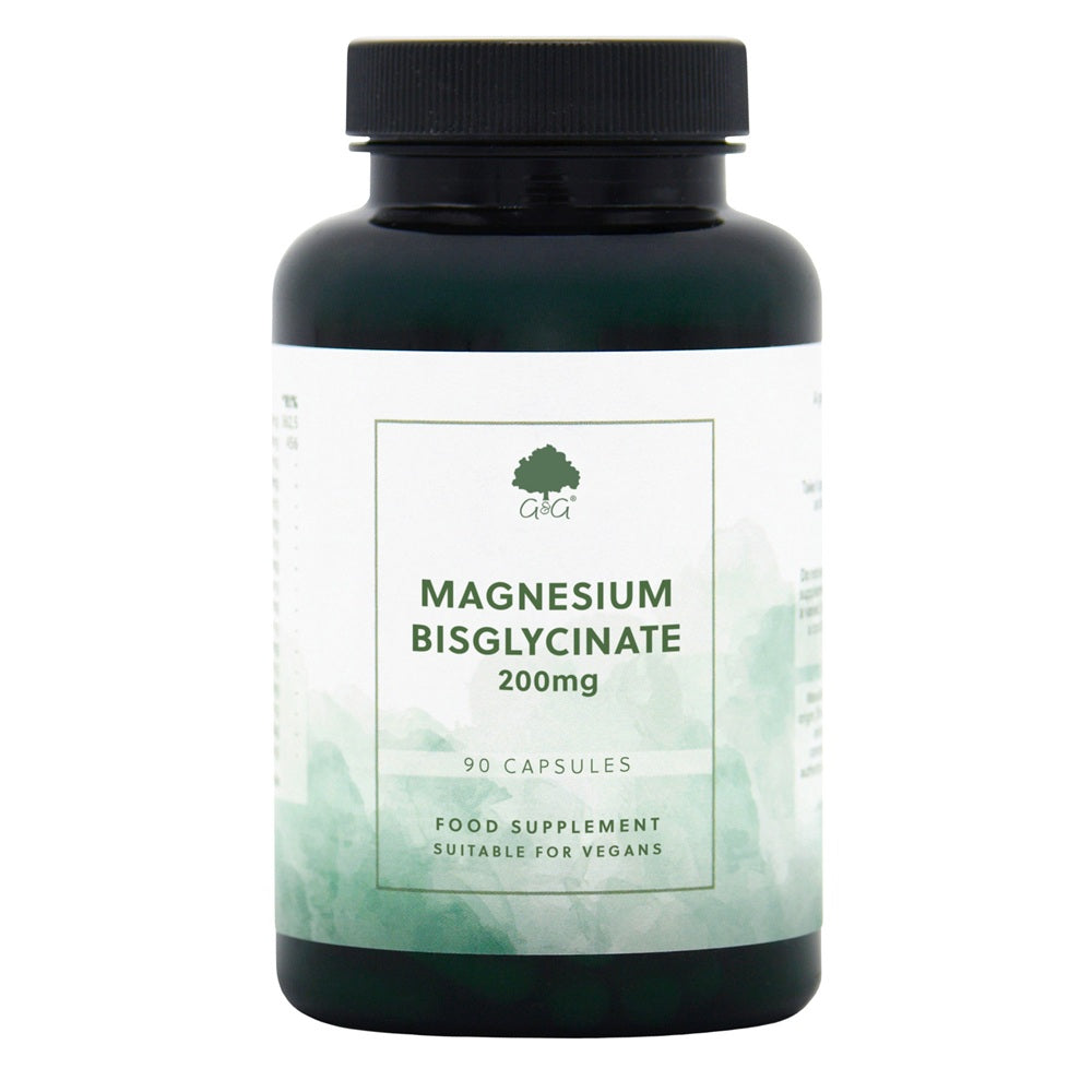Magnesium Bisglycinate 200mg - 90 Vegan Capsules