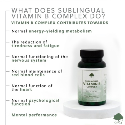 Sublingual Vitamin B Complex - 50g Powder