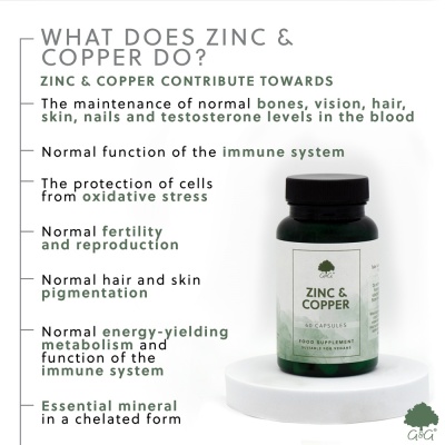 Zinc & Copper - 60 Vegan Capsules