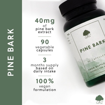 Pine Bark - 90 Vegan Capsules