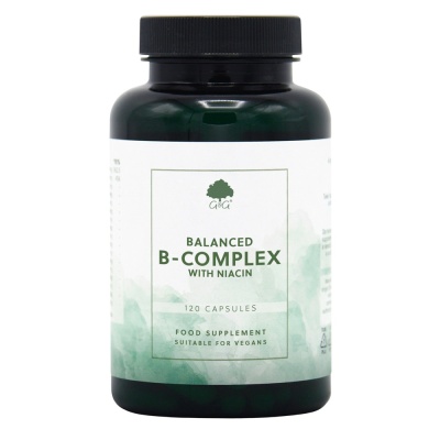 Vitamin B Complex with Niacin - 120 Vegan Capsules