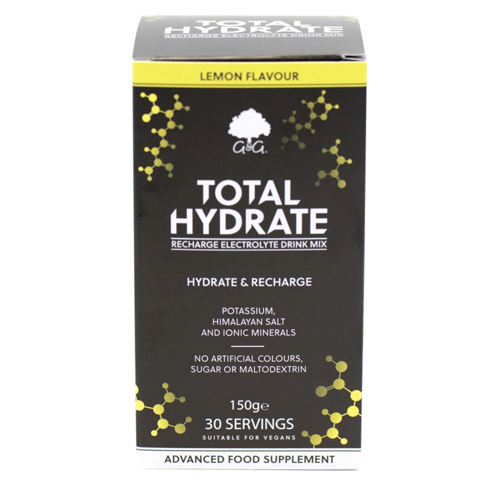 Total Hydrate Lemon - Electrolyte Drink Mix - 150g Powder